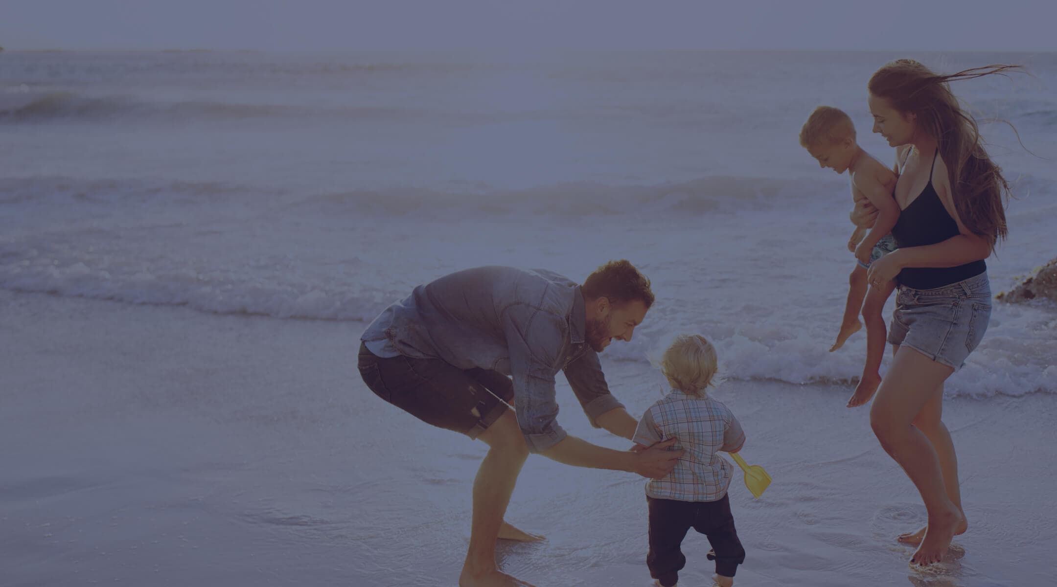 A family together outdoors, representing sustained health and vitality